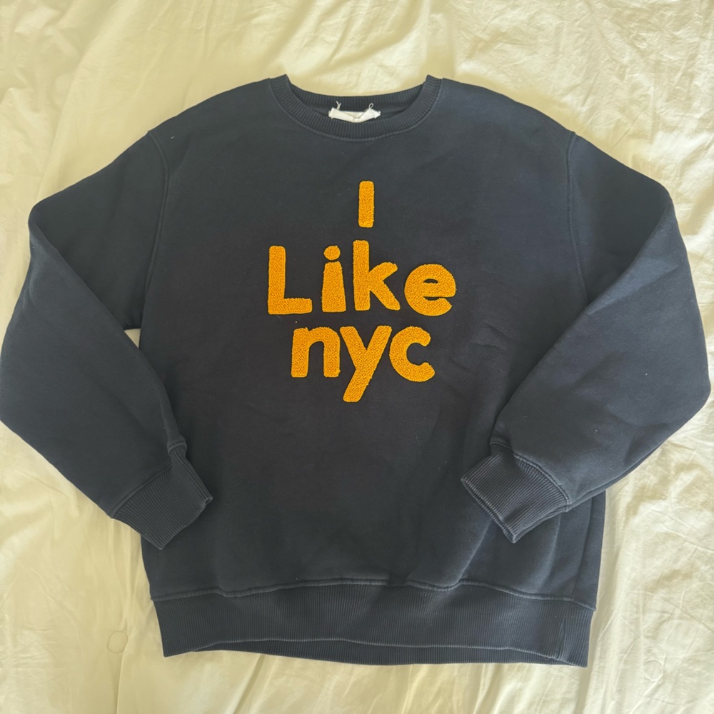 Zara Navy Sweatshirt